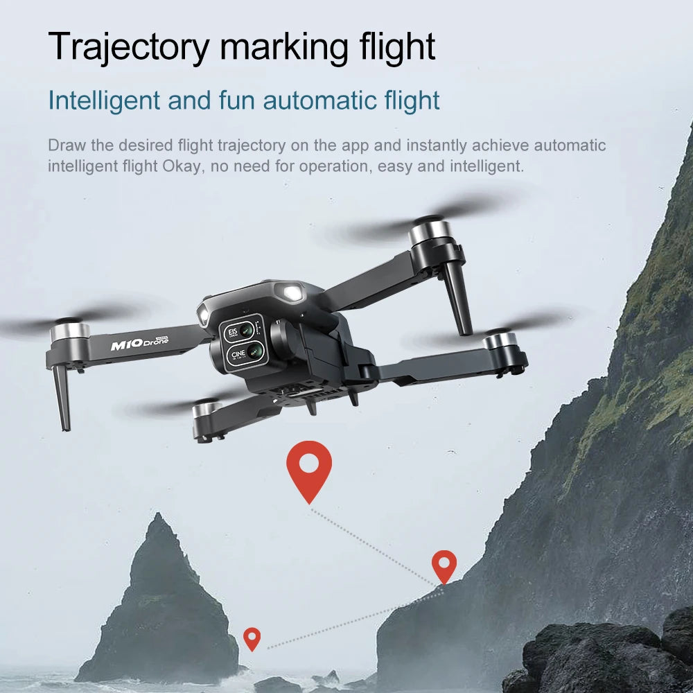For Xiaomi Drone M10 4K Professional 5G HD Dual Camera With Screen FPV Photography Brushless Foldable Quadcopter RC Drones Toys