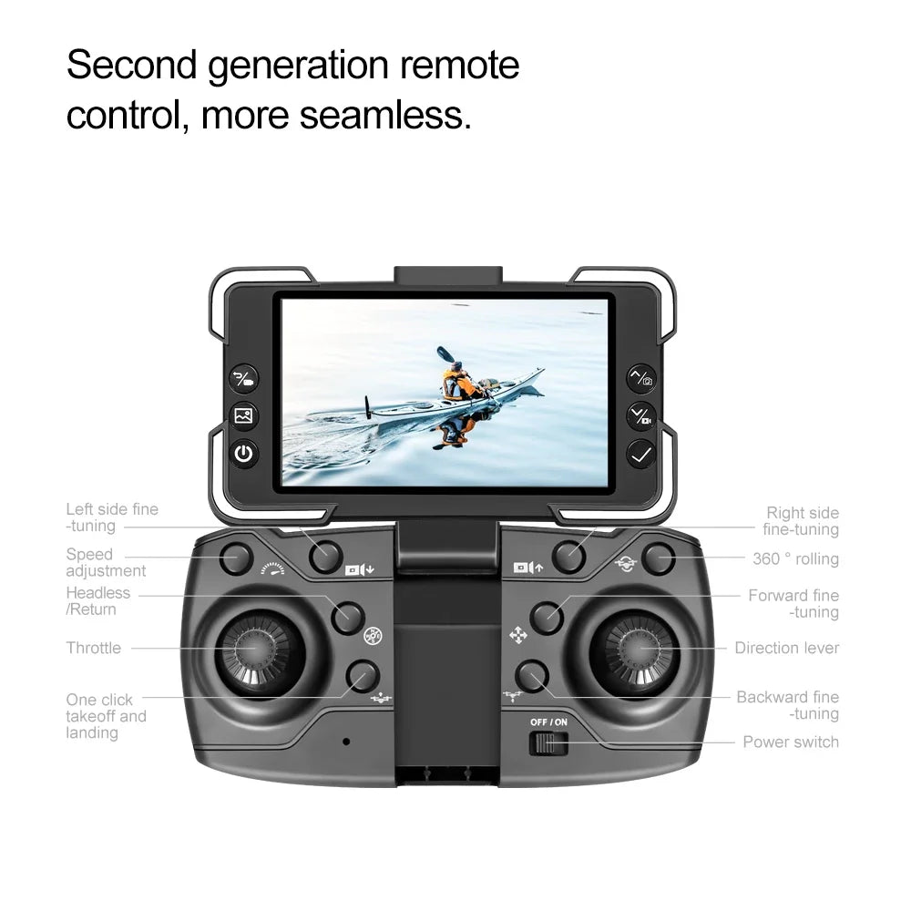 For Xiaomi Drone M10 4K Professional 5G HD Dual Camera With Screen FPV Photography Brushless Foldable Quadcopter RC Drones Toys