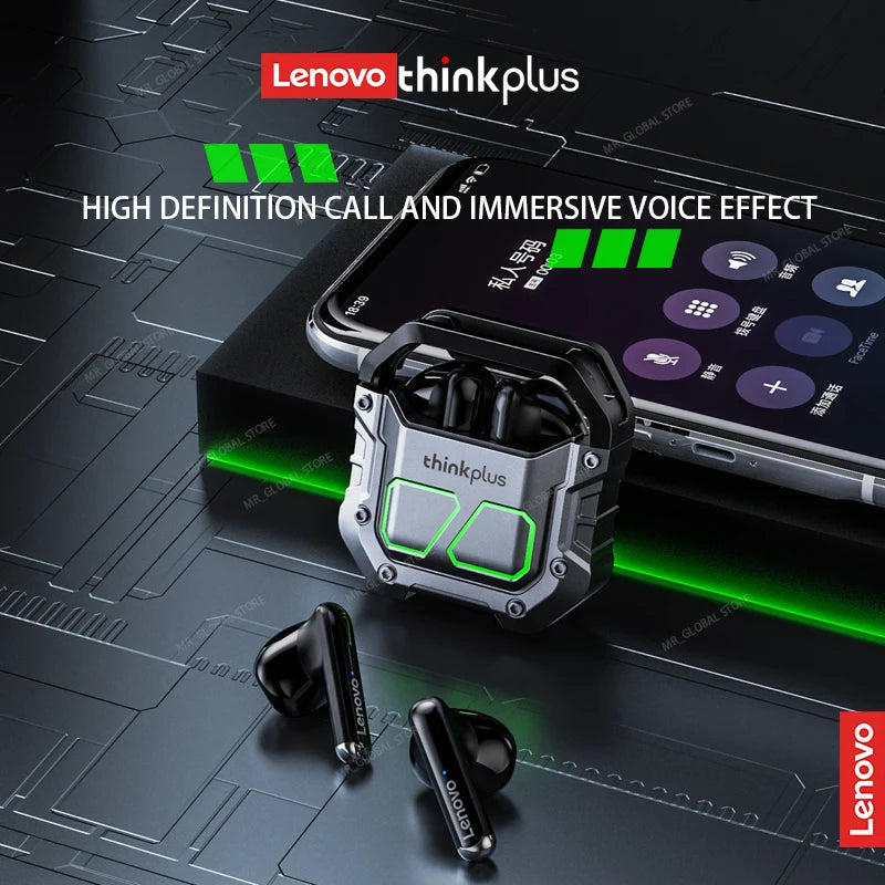 Lenovo XT81 Bluetooth Wireless Earphone Gaming Headset Waterproof Tws Noise Cancel With Microphone Hi-Fi Stereo Sport Earbuds