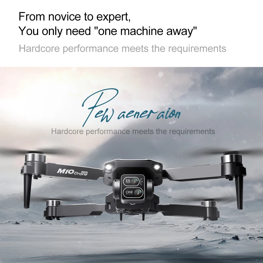 For Xiaomi Drone M10 4K Professional 5G HD Dual Camera With Screen FPV Photography Brushless Foldable Quadcopter RC Drones Toys
