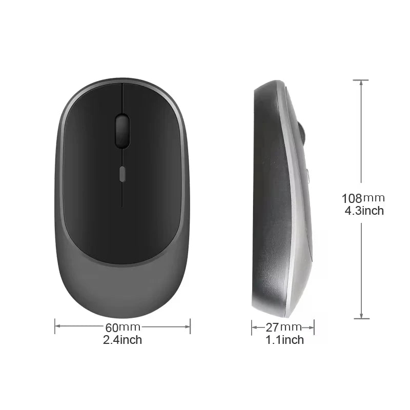 XIAOMI Silent Bluetooth Mouse Ultra Thin Dual Mode Vertical Ergonomic Relieves Wrist Pain Rechargeable 1600DPI Office Essential