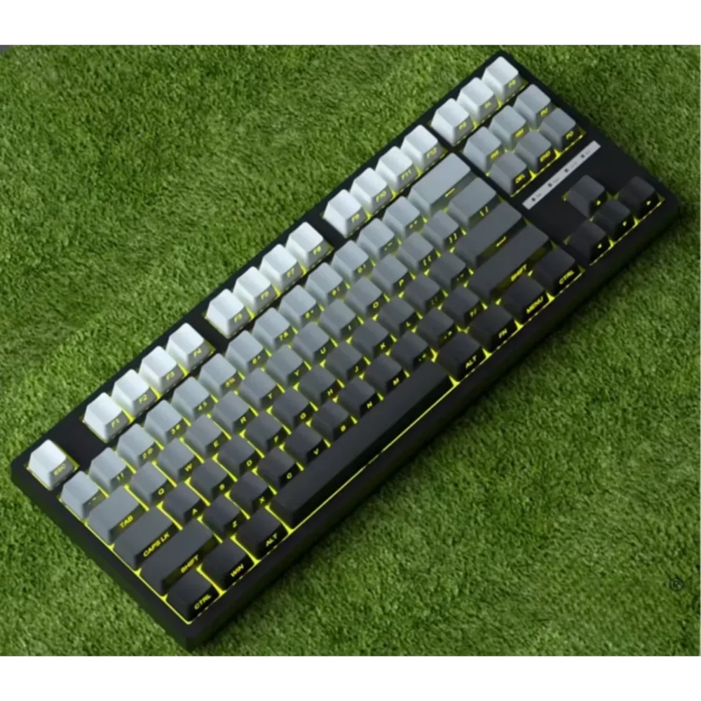 2025 New Original Daylight Cherry Keycaps PBT Translucent Gradient Color Side Engraving Personalized for MX Mechanical Keyboards