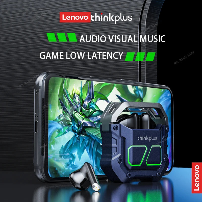 Lenovo XT81 Bluetooth Wireless Earphone Gaming Headset Waterproof Tws Noise Cancel With Microphone Hi-Fi Stereo Sport Earbuds