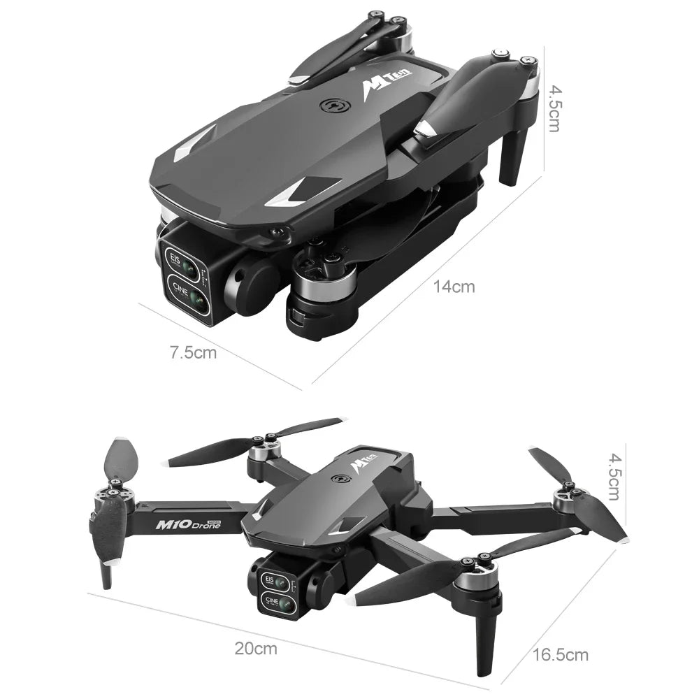 For Xiaomi Drone M10 4K Professional 5G HD Dual Camera With Screen FPV Photography Brushless Foldable Quadcopter RC Drones Toys
