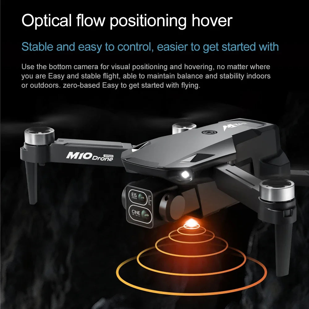 For Xiaomi Drone M10 4K Professional 5G HD Dual Camera With Screen FPV Photography Brushless Foldable Quadcopter RC Drones Toys