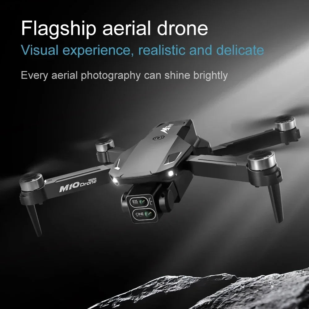 For Xiaomi Drone M10 4K Professional 5G HD Dual Camera With Screen FPV Photography Brushless Foldable Quadcopter RC Drones Toys