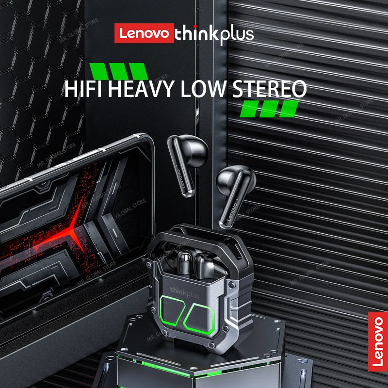 Lenovo XT81 Bluetooth Wireless Earphone Gaming Headset Waterproof Tws Noise Cancel With Microphone Hi-Fi Stereo Sport Earbuds